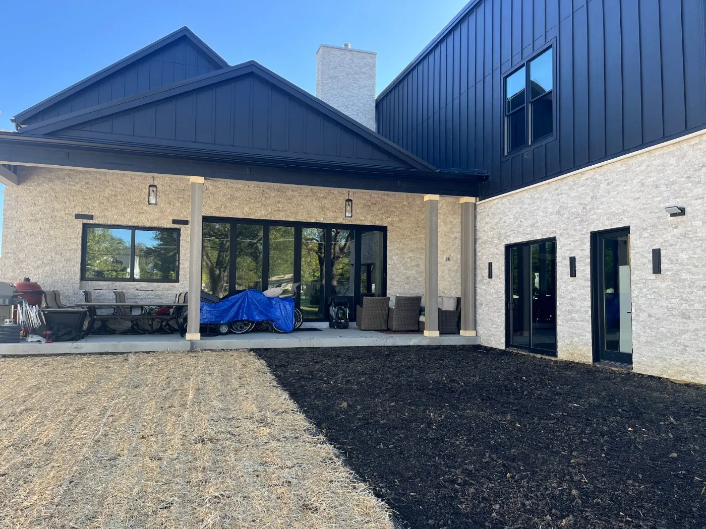Fiber cement siding installed on a Silver Lakes home